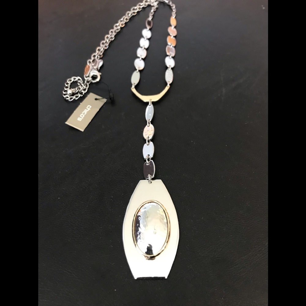 Chico’s metal Bridget Y-Necklace